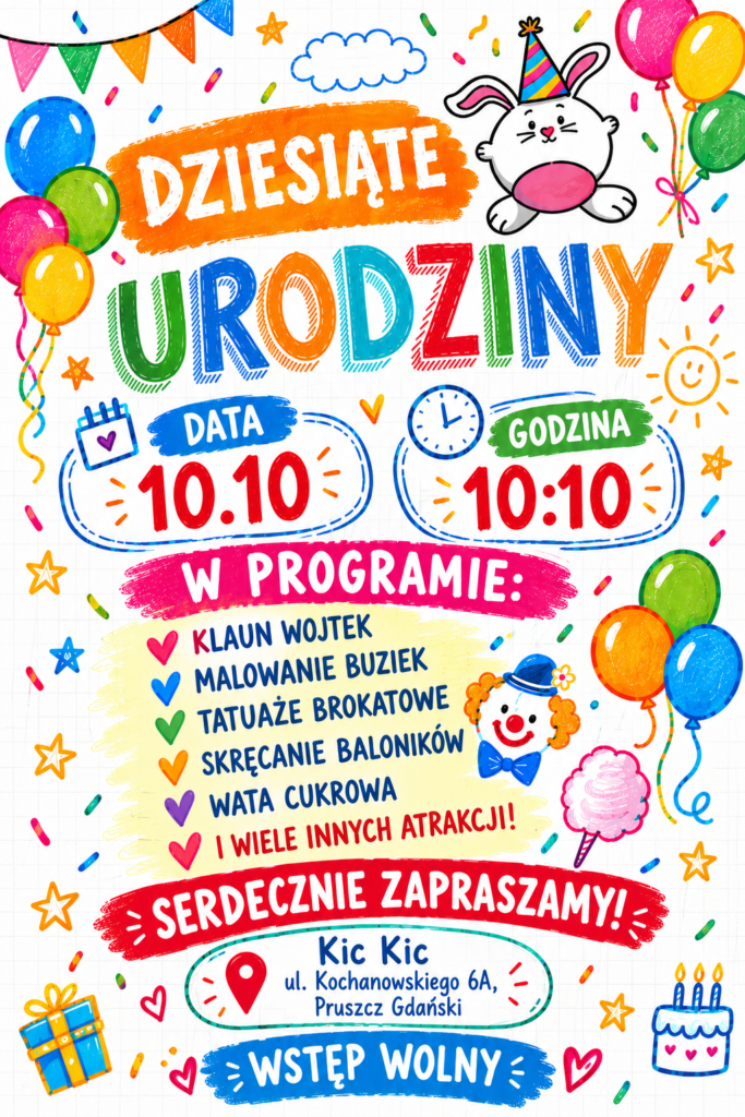 dziesiate urodziny